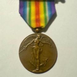 La médaille interalliée belge commémorative de la grande guerre 14/18 dite "Médaille de la Victoire"