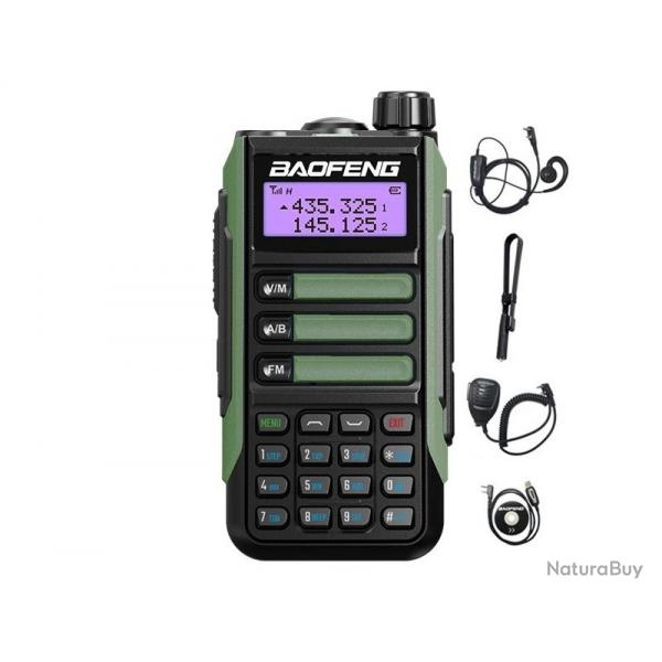 Talkie-Walkie Baofeng UV-16 Pro (Vert) + Antenne, couteur, micro, cable USB - LIVRAISON GRATUITE