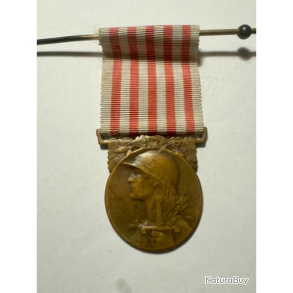 Mdaille franaise commmorative de la guerre 1914-1918.