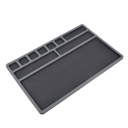 Tapis silicone démontage arme gris foncé