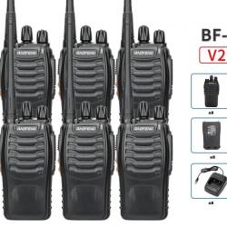 Lot de 8 Talkies-walkies Baofeng BF-888S - LIVRAISON GRATUITE