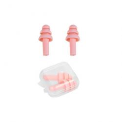 Bouchons d'oreille en silicone réutilisables - Roses