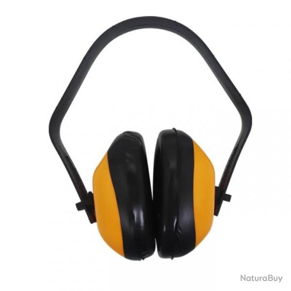 Casque anti-bruit rglable jaune