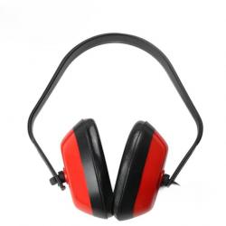 Casque anti-bruit réglable rouge