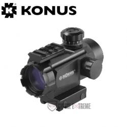 Point Rouge KONUS Sightpro 1X35 4 Réticules Lumineux Interchangeables Rouge-Vert