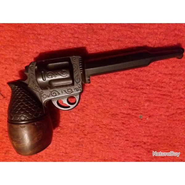 pipe en forme de revolver collection soldat western militaria deco