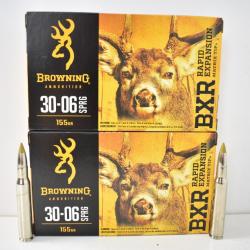 Vente Express ! 2 Boites de Balles Browning BXR Calibre 30-06