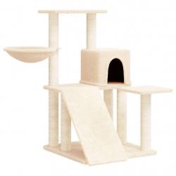 Arbre à chat meuble tour grimper jouet grattage grattoir escalade plateforme avec griffoirs en sisa