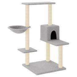 Arbre à chat meuble tour grimper jouet grattage grattoir escalade plateforme avec griffoirs en sisa