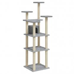 Arbre à chat meuble tour grimper jouet grattage grattoir escalade plateforme avec griffoirs en sisa