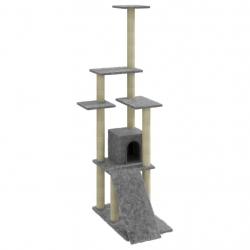Arbre à chat meuble tour grimper jouet grattage grattoir escalade plateforme avec griffoirs en sisa