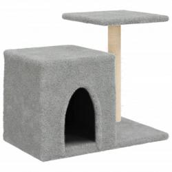 Arbre à chat meuble tour grimper jouet grattage grattoir escalade plateforme avec griffoirs en sisa