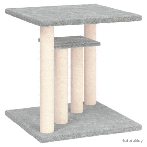 Arbres  chat avec plates-formes clair 50 cm gris 02_0022792