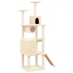 Arbre à chat meuble tour grimper jouet grattage grattoir escalade plateforme avec griffoirs en sisa
