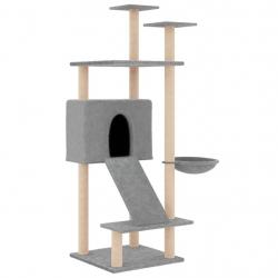 Arbre à chat meuble tour grimper jouet grattage grattoir escalade plateforme avec griffoirs en sisa