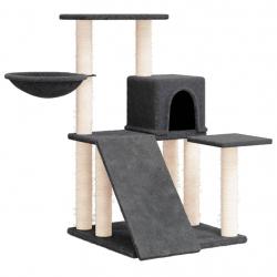 Arbre à chat meuble tour grimper jouet grattage grattoir escalade plateforme avec griffoirs en sisa