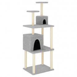 Arbre à chat meuble tour grimper jouet grattage grattoir escalade plateforme avec griffoirs en sisa