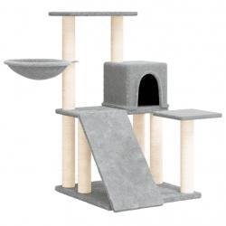 Arbre à chat meuble tour grimper jouet grattage grattoir escalade plateforme avec griffoirs en sisa