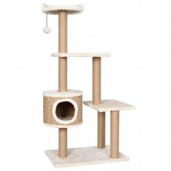 Arbre à chat meuble tour grimper jouet grattage grattoir escalade plateforme avec griffoirs 123 cm