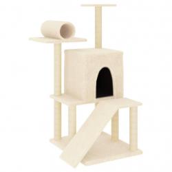 Arbre à chat meuble tour grimper jouet grattage grattoir escalade plateforme avec griffoirs en sisa