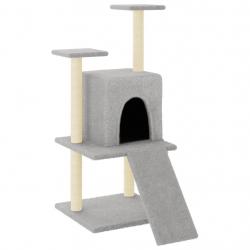 Arbre à chat meuble tour grimper jouet grattage grattoir escalade plateforme avec griffoirs en sisa