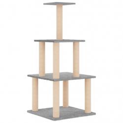 Arbre à chat meuble tour grimper jouet grattage grattoir escalade plateforme avec griffoirs en sisa