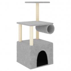 Arbre à chat meuble tour grimper jouet grattage grattoir escalade plateforme avec griffoirs en sisa