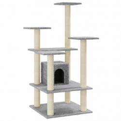 Arbre à chat meuble tour grimper jouet grattage grattoir escalade plateforme avec griffoirs en sisa