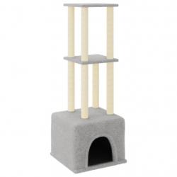 Arbre à chat meuble tour grimper jouet grattage grattoir escalade plateforme avec griffoirs en sisa