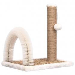 Arbre à chat meuble tour grimper jouet grattage grattoir escalade plateforme avec brosse de toilett