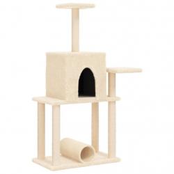 Arbre à chat meuble tour grimper jouet grattage grattoir escalade plateforme avec griffoirs en sisa