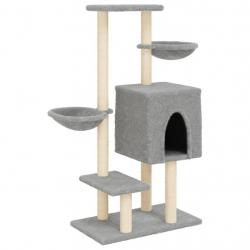 Arbre à chat meuble tour grimper jouet grattage grattoir escalade plateforme avec griffoirs en sisa