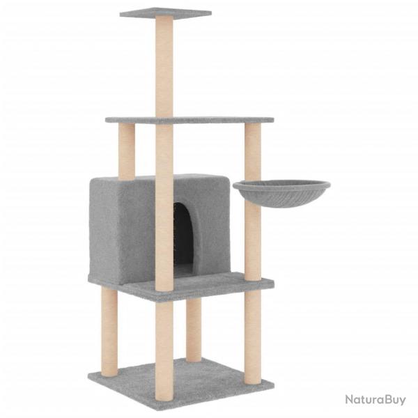 Arbre  chat meuble tour grimper jouet grattage grattoir escalade plateforme avec griffoirs en sisa
