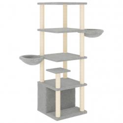 Arbre à chat meuble tour grimper jouet grattage grattoir escalade plateforme avec griffoirs en sisa