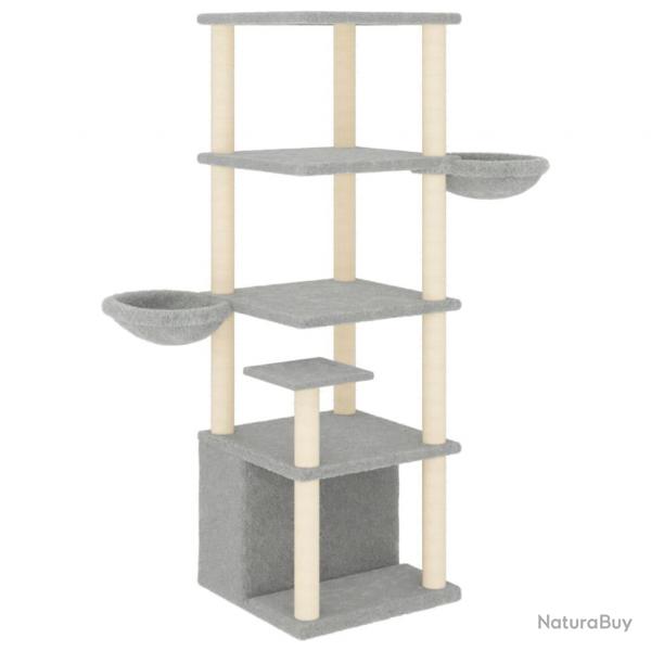 Arbre  chat meuble tour grimper jouet grattage grattoir escalade plateforme avec griffoirs en sisa