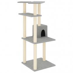 Arbre à chat meuble tour grimper jouet grattage grattoir escalade plateforme avec griffoirs en sisa