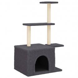 Arbre à chat meuble tour grimper jouet grattage grattoir escalade plateforme avec griffoirs en sisa