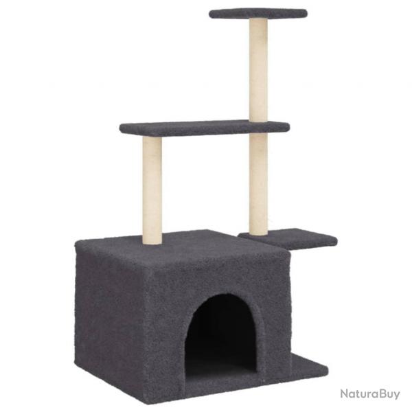Arbre  chat meuble tour grimper jouet grattage grattoir escalade plateforme avec griffoirs en sisa