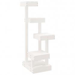 Arbre à chat meuble tour grimper jouet grattage grattoir escalade plateforme Blanc 45,5 x 49 x 103