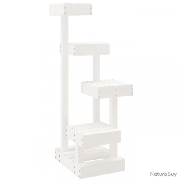 Arbre  chat meuble tour grimper jouet grattage grattoir escalade plateforme Blanc 45,5 x 49 x 103