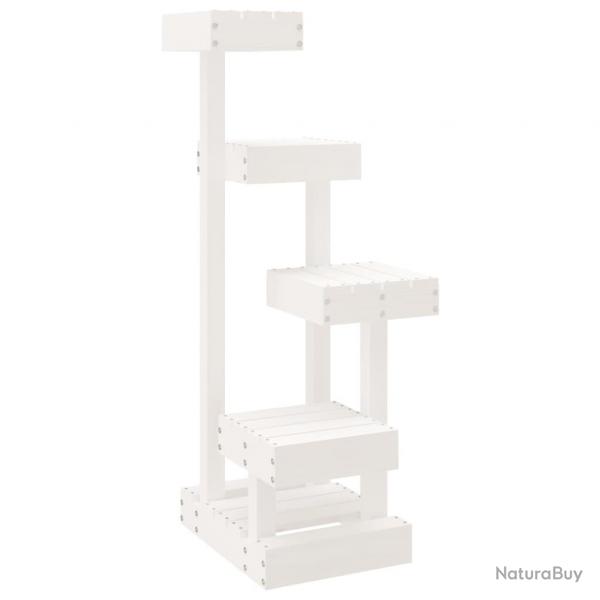 Arbre  chat meuble tour grimper jouet grattage grattoir escalade plateforme Blanc 45,5 x 49 x 103