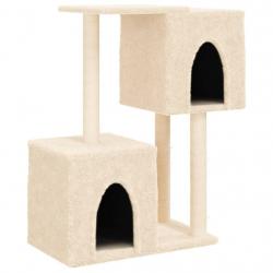 Arbre à chat meuble tour grimper jouet grattage grattoir escalade plateforme avec griffoirs en sisa