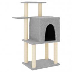 Arbre à chat meuble tour grimper jouet grattage grattoir escalade plateforme avec griffoirs en sisa