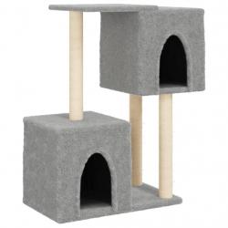 Arbre à chat meuble tour grimper jouet grattage grattoir escalade plateforme avec griffoirs en sisa