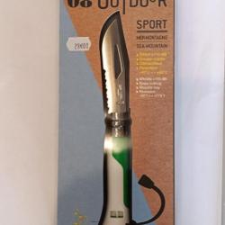 COUTEAU OPINEL numéro8 OUTDOOR SPORT MER ET MONTAGNE port inclus ref:opi014