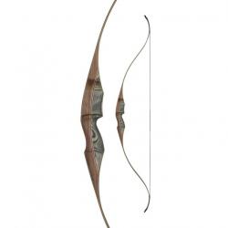 Arc recurve monobloc White Feather Fieldbow Lapwing Black 60 pouces LH 30# 60"