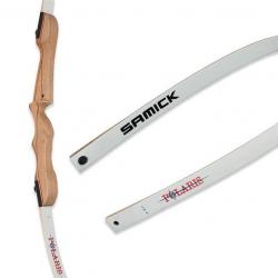 Branches recurve Samick Polaris 66" (22 lbs) si poignée 24" - 64" (24 lbs) si poignée 22" - 62"