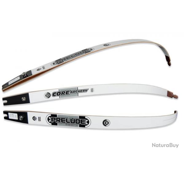 Branches recurve ILF Core White Prelude 64" (24 lbs) si poigne 23" - 66" (22 lbs) si poigne 25 