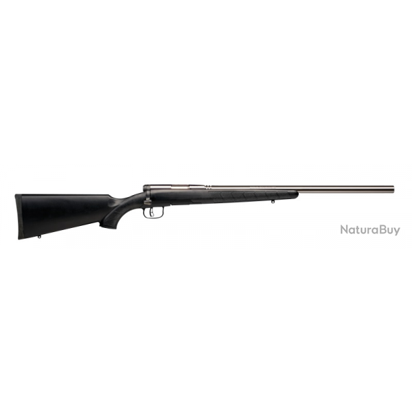 Carabine  verrou Savage B.MAG Target - Cal. 17 WSM / 22" Inox