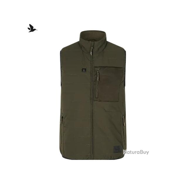 GILET CHAUFFANT SEELAND CELSIUS PINE GREEN 40300